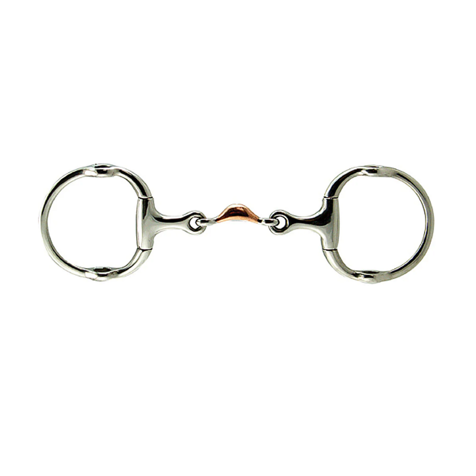 Coronet Quarter Moon Stainless Steel Jointed Gag Bit
