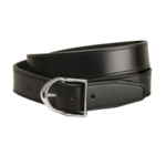 Tory Leather 1.5" Stitched Stirrup Buckle Belt