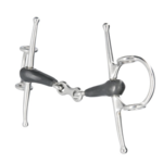 Abbey England Abbey Full Cheek French Link Vulcanite Gag Bit