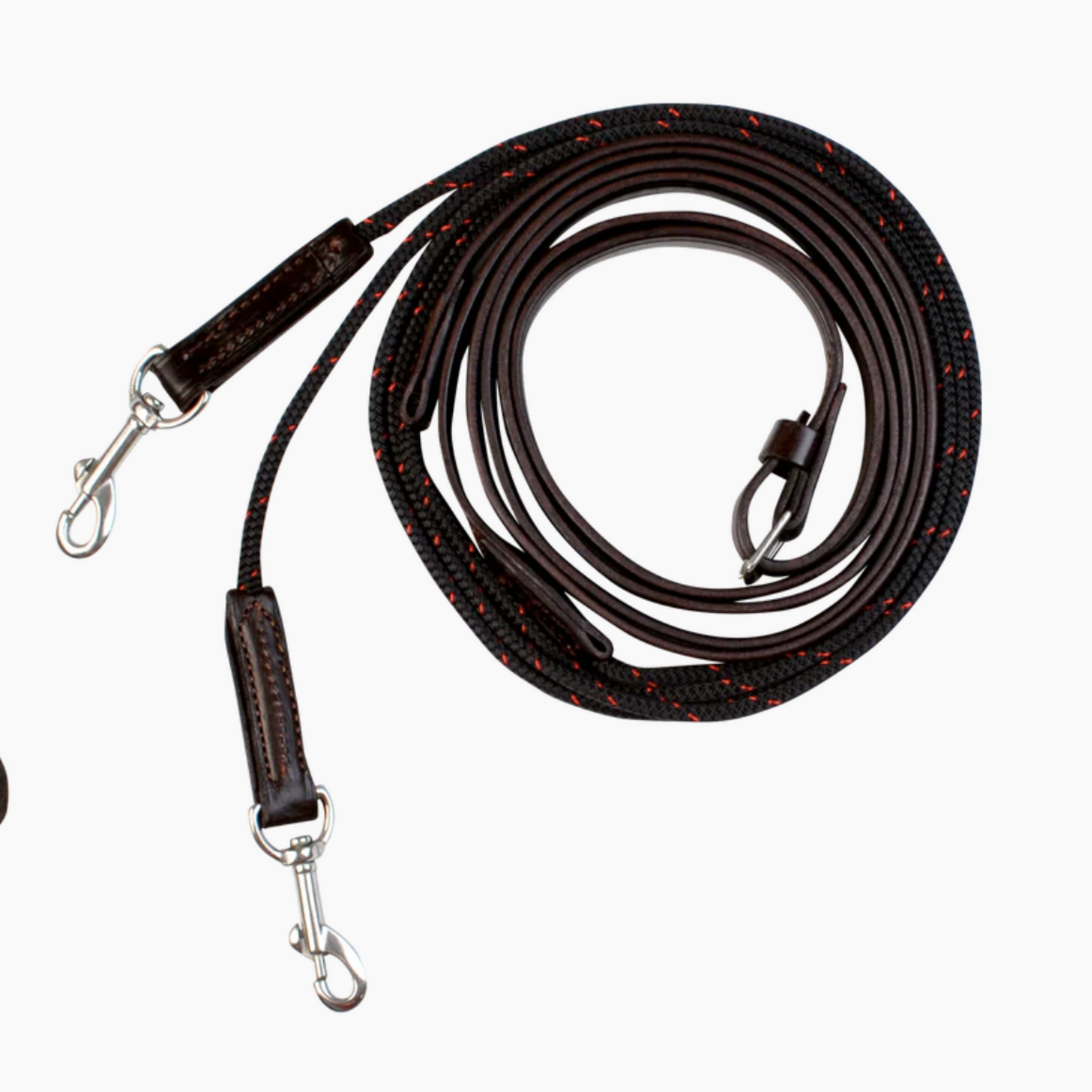 Walsh Leather Rope Draw Reins