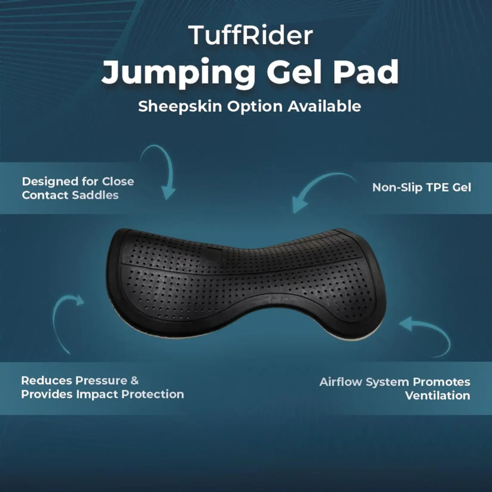 TuffRider Gel Half Pad