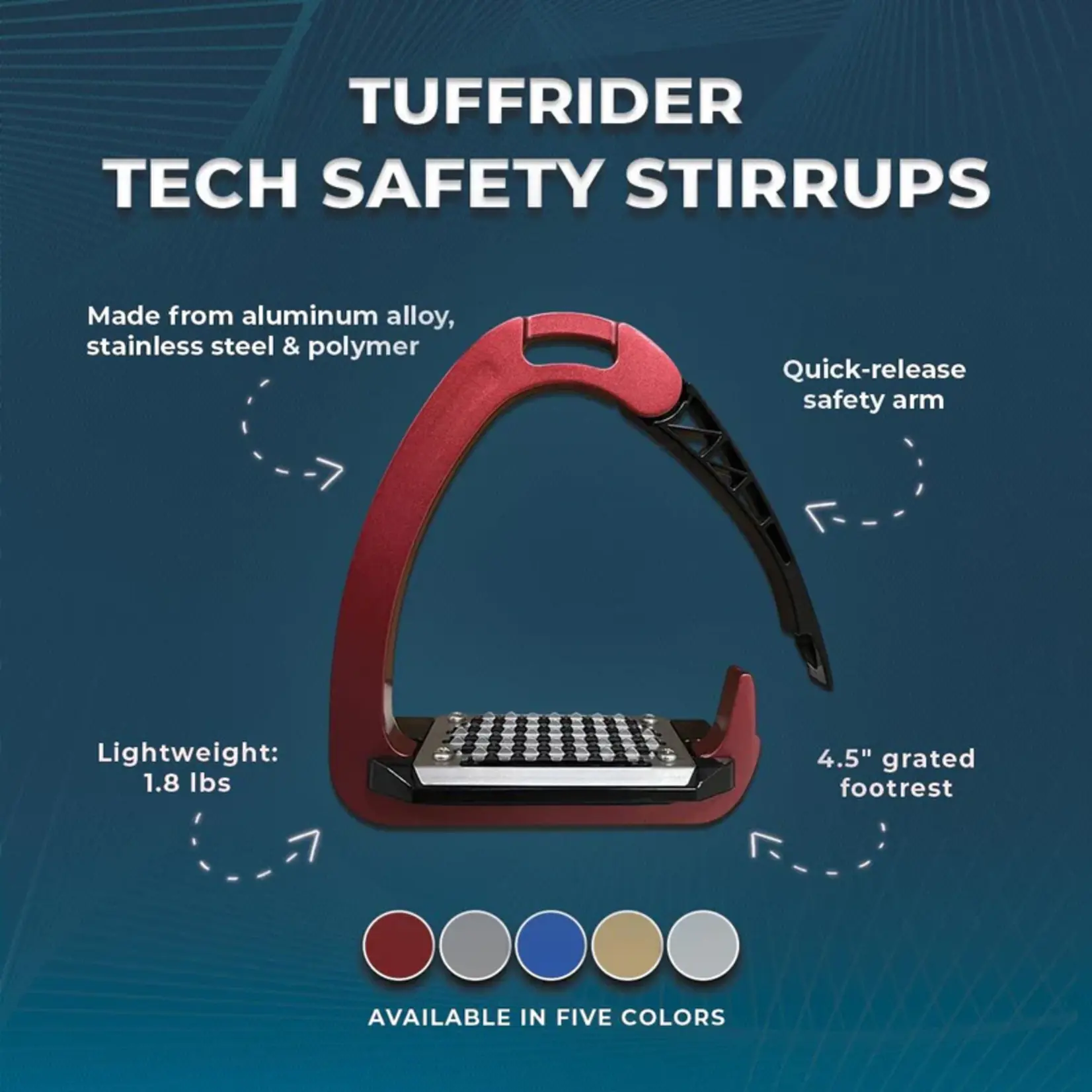 TuffRider Safety Tech Stirrup Iron