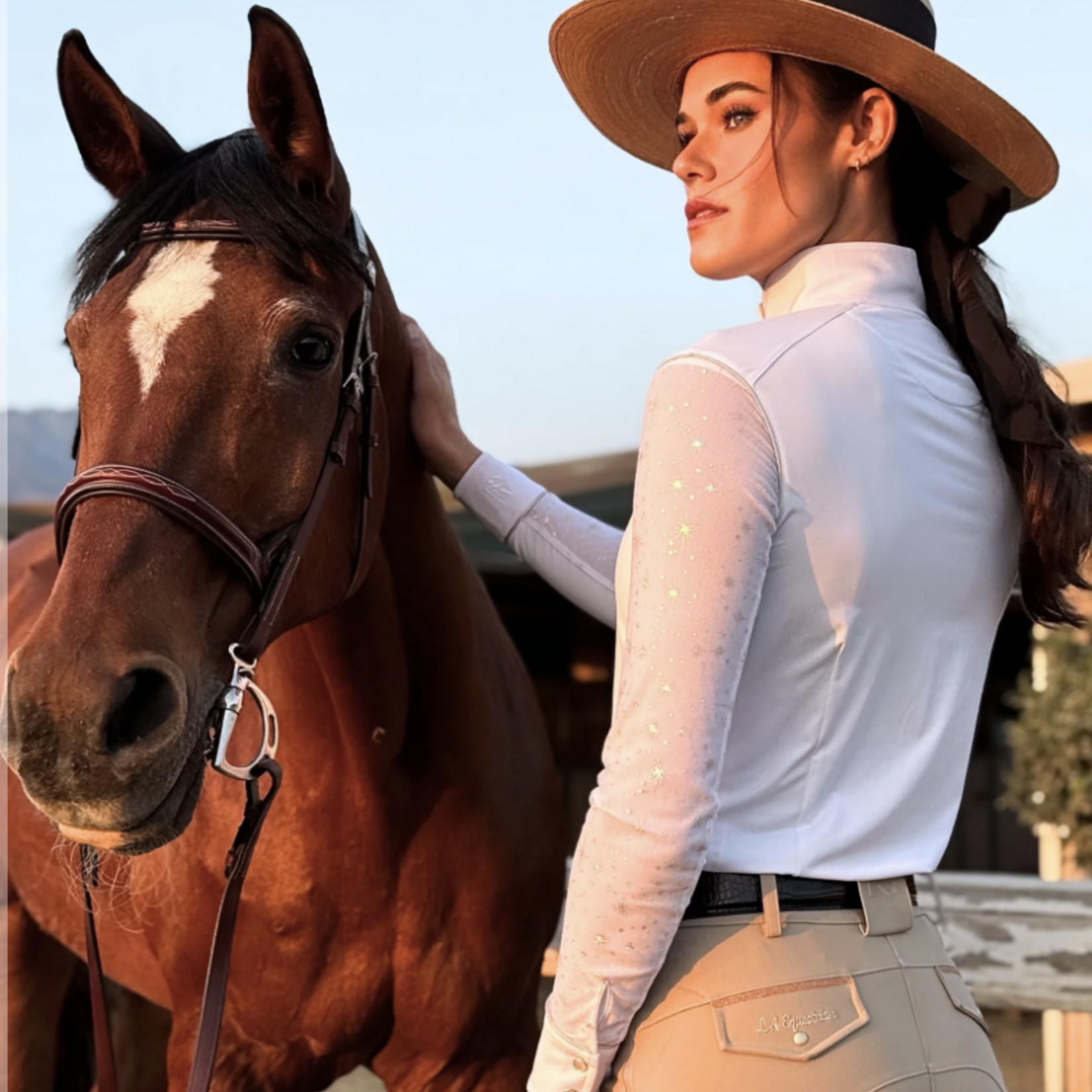 LAEQ LAEQ Ladies' Starlet Starburst Long Sleeve Shirt