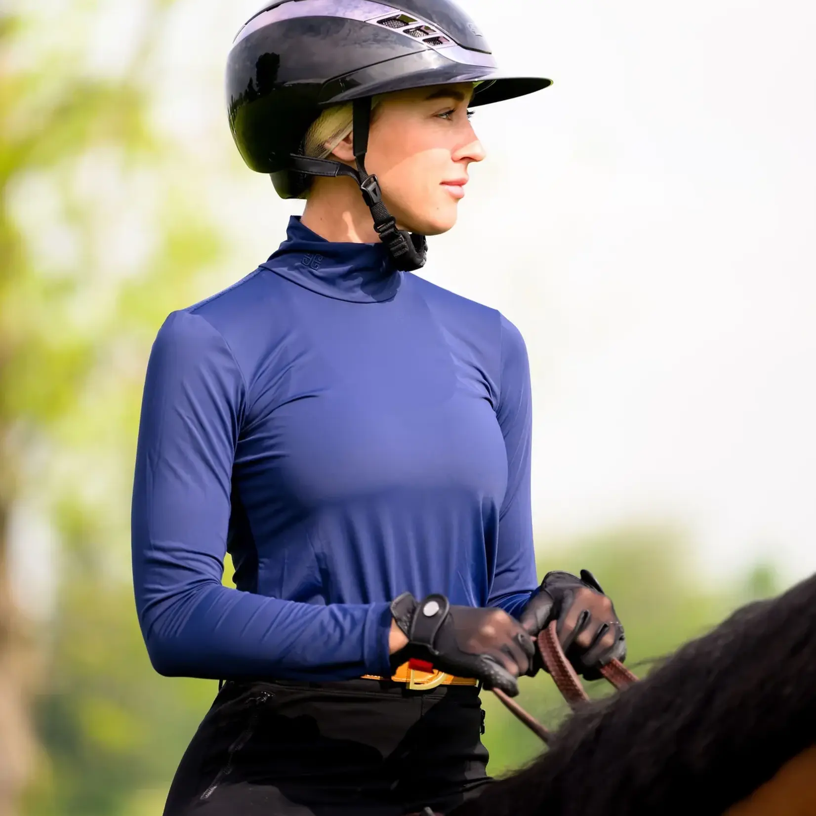 Euphoric Equestrian Euphoric Eq Ladies' Otto Long Sleeve Turtleneck Shirt