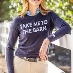 Kastel Ladies' Take Me To The Barn Sweater