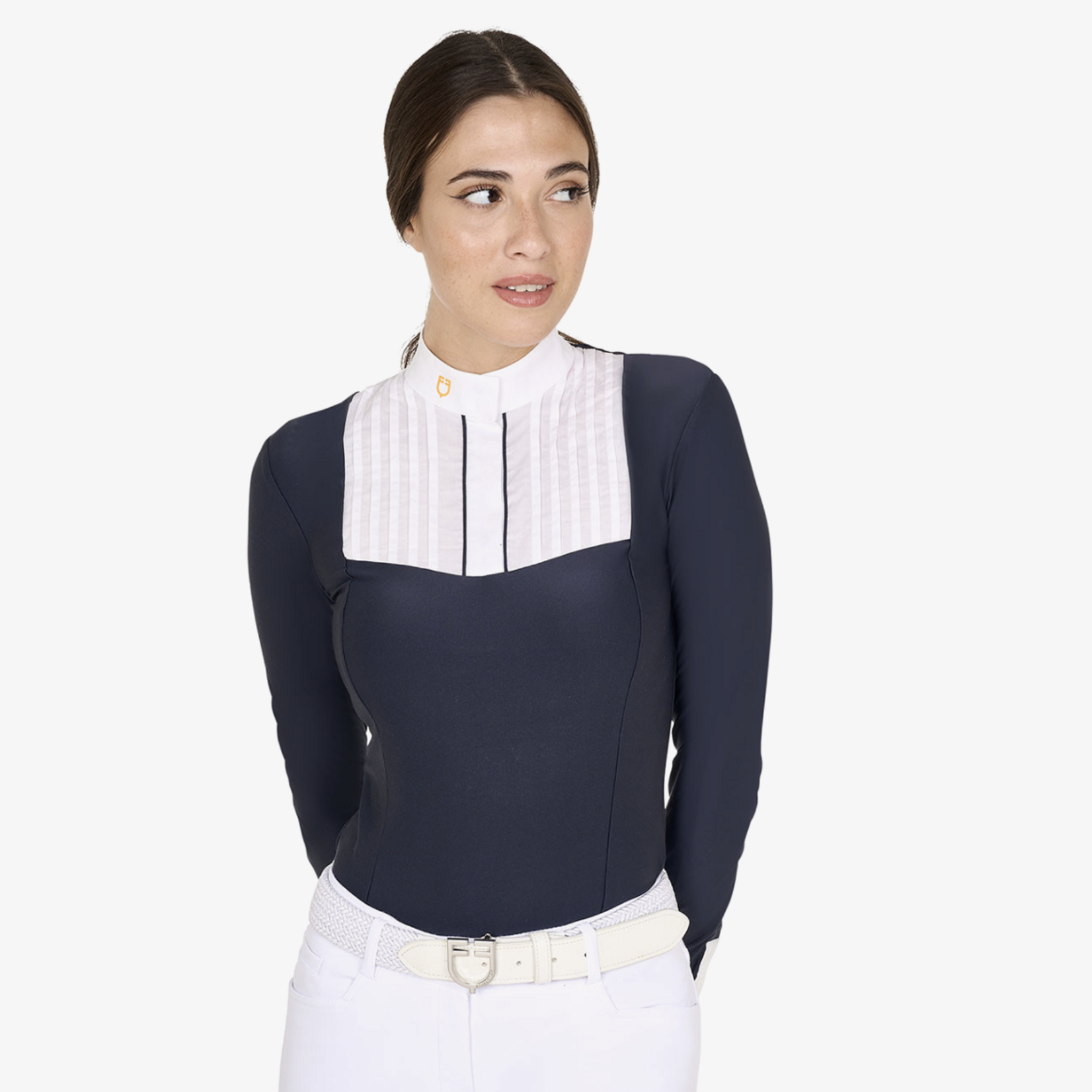 Equestro Equestro Ladies' Pleated Show Shirt