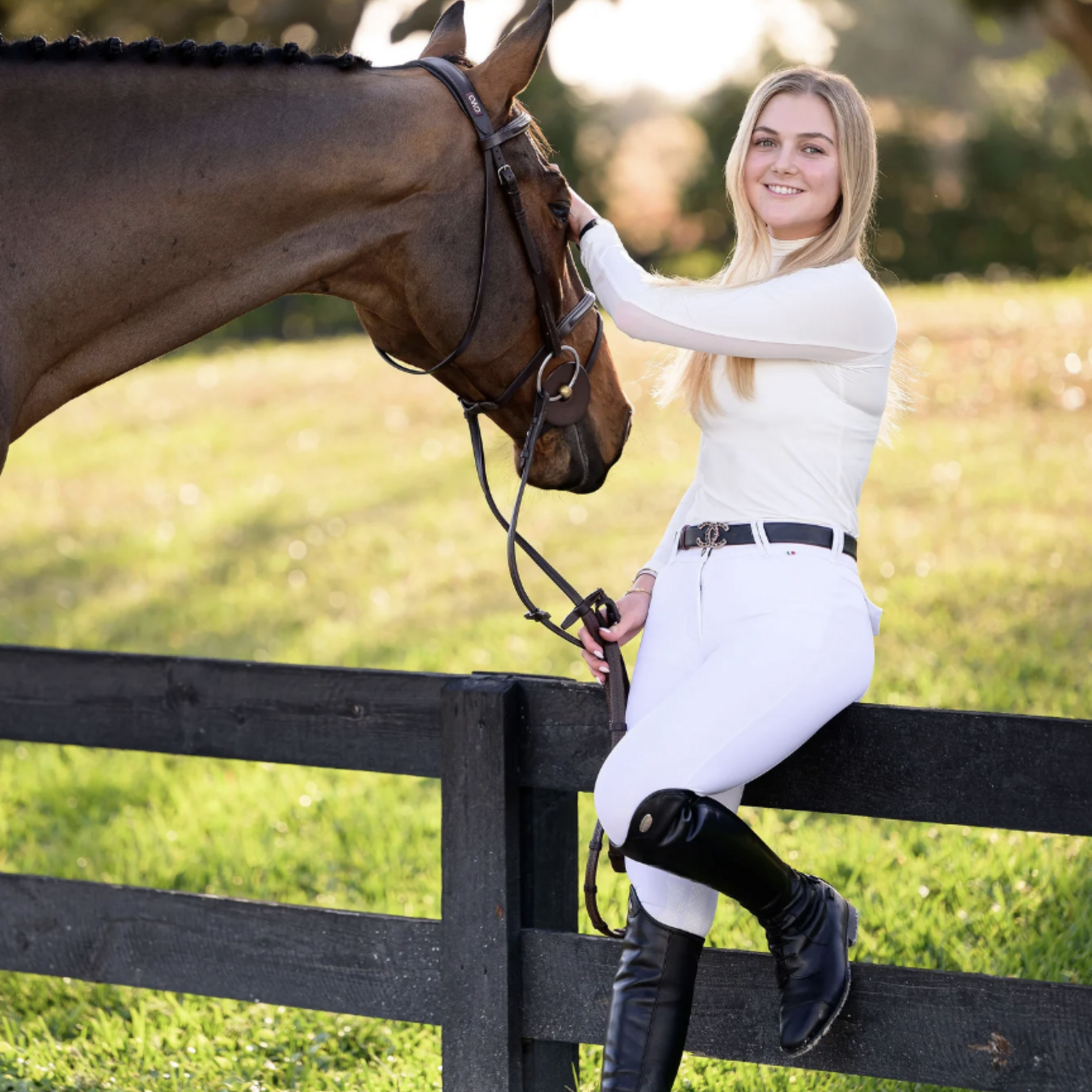 Euphoric Equestrian Euphoric Eq Ladies' Aspen Long Sleeve