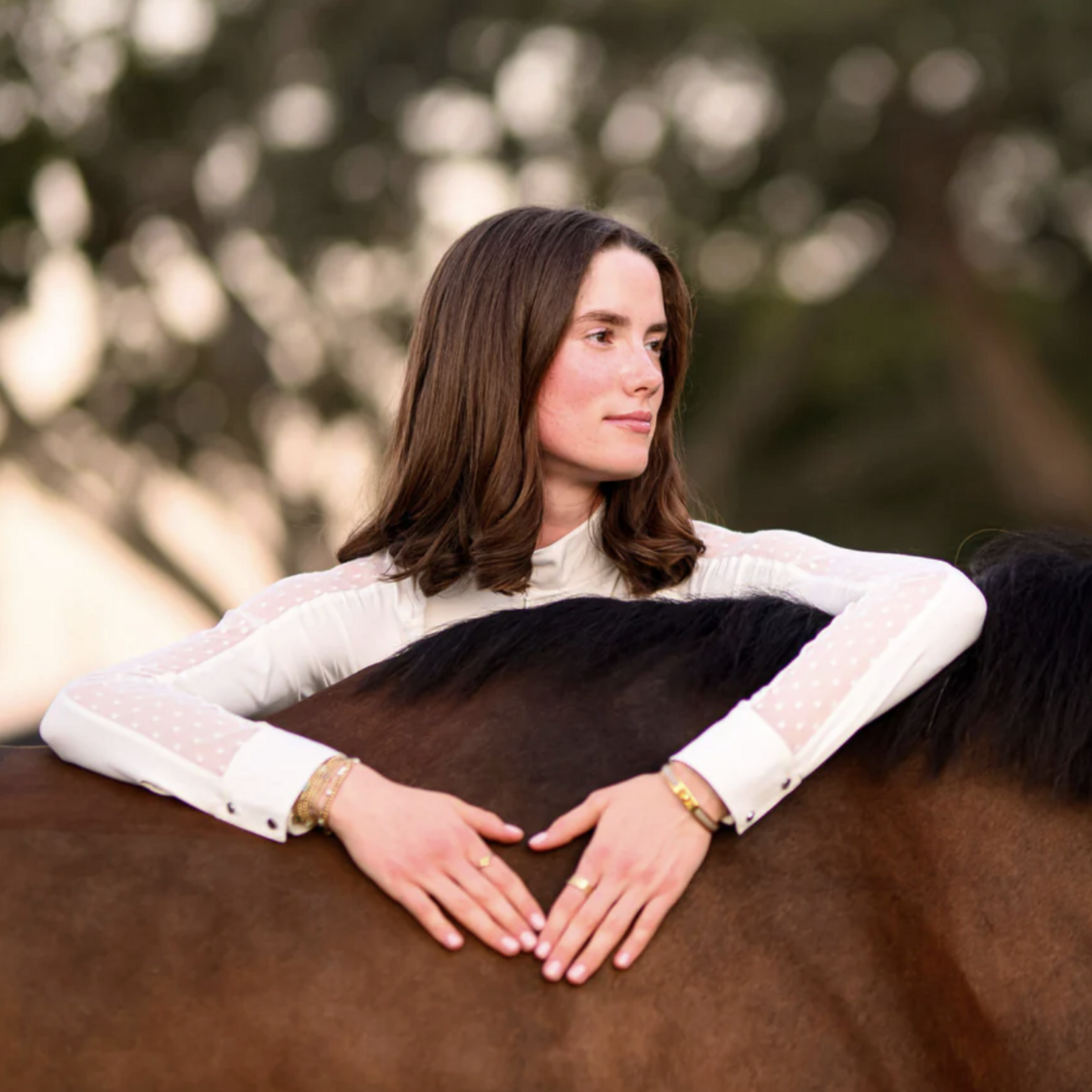 Euphoric Equestrian Euphoric Eq Ladies' Palm Beach Show Shirt