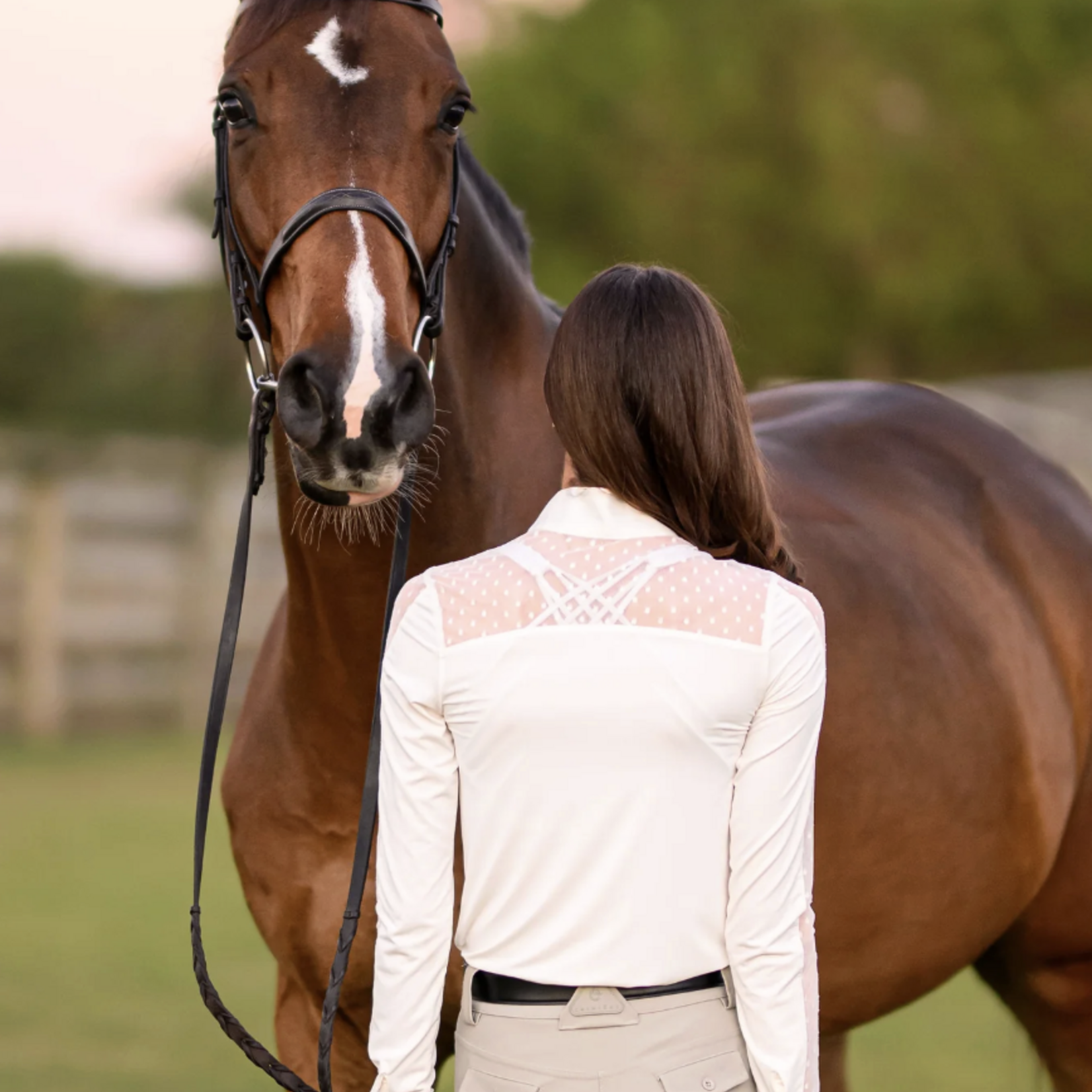 Euphoric Equestrian Euphoric Equestrian Ladies' Palm Beach Show Shirt