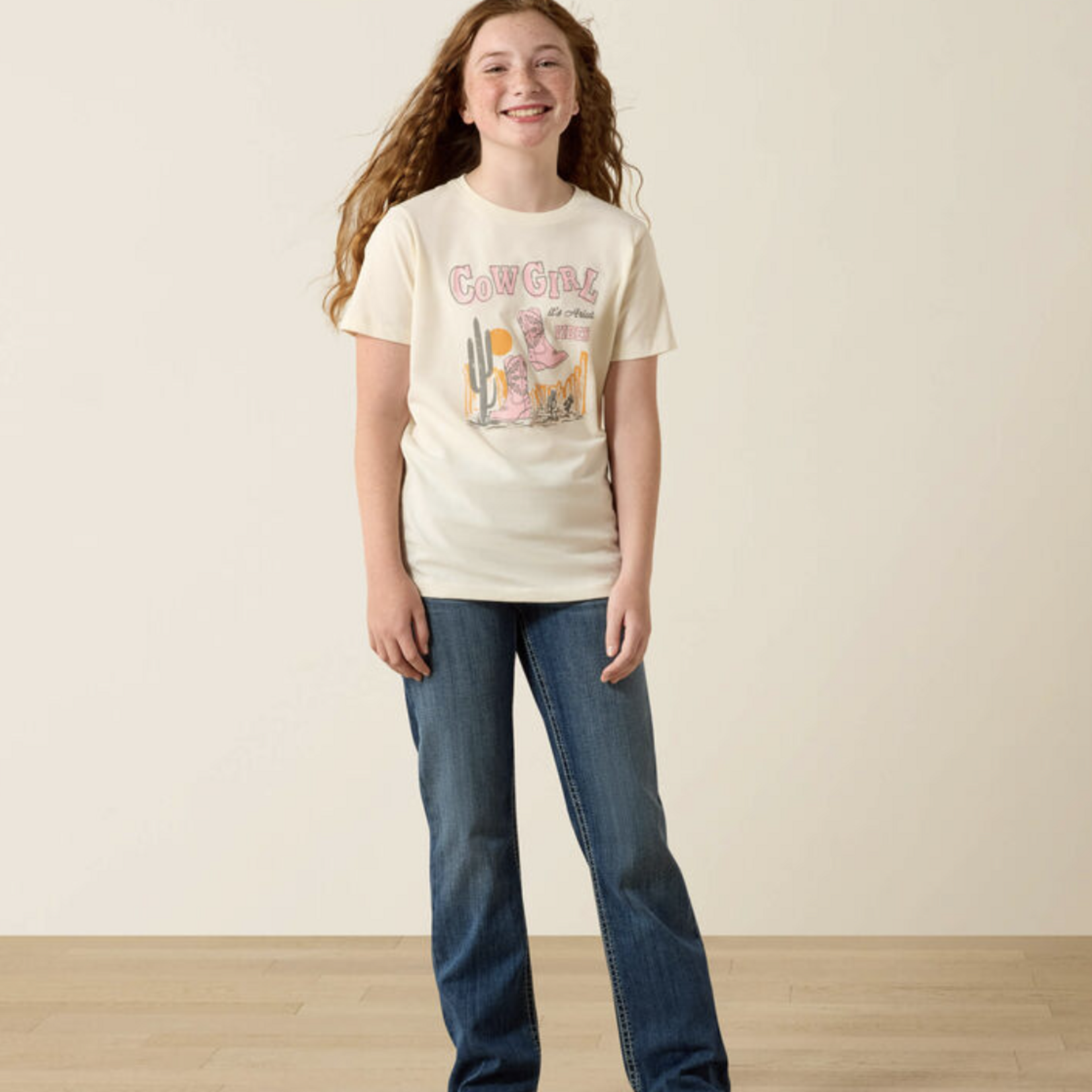 Ariat Girls' Cowgirl Vibes Short Sleeve Shirt