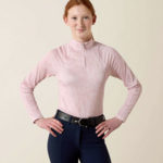 Ariat Girls' Sunstopper 3.0 1/4 Zip Baselayer