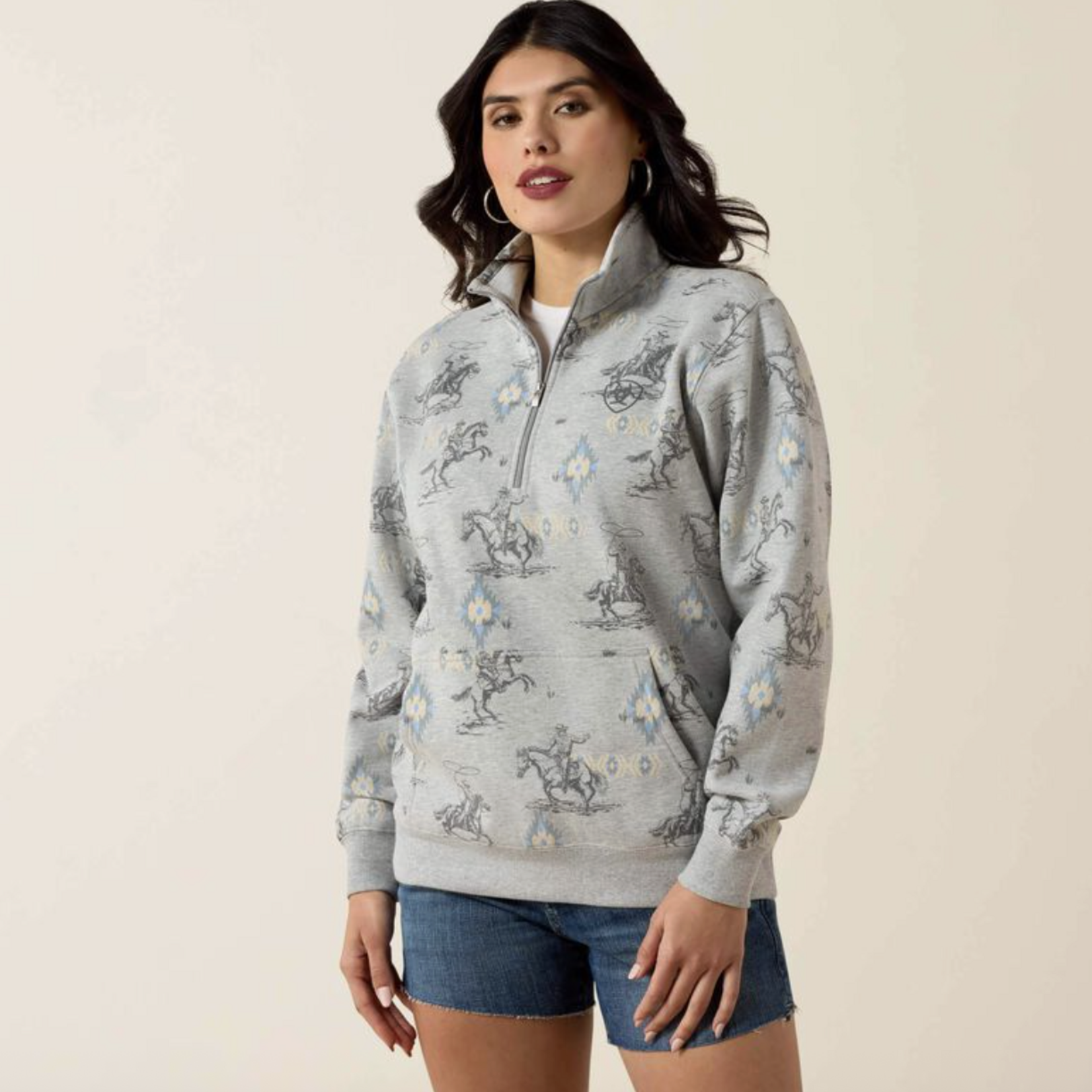 Ariat Ladies' Sapphire 1/2 Zip Sweatshirt