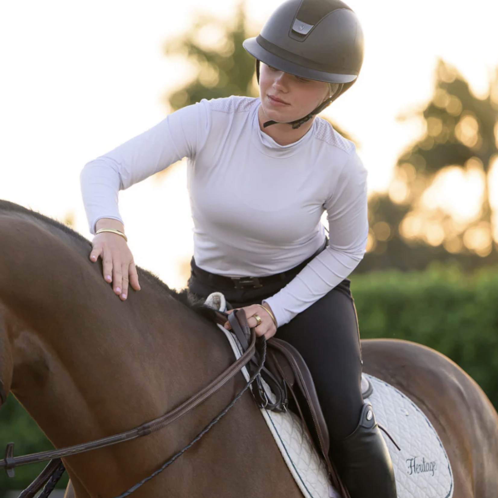 Euphoric Equestrian Euphoric Eq Ladies' Otto Spring Long Sleeve Shirt