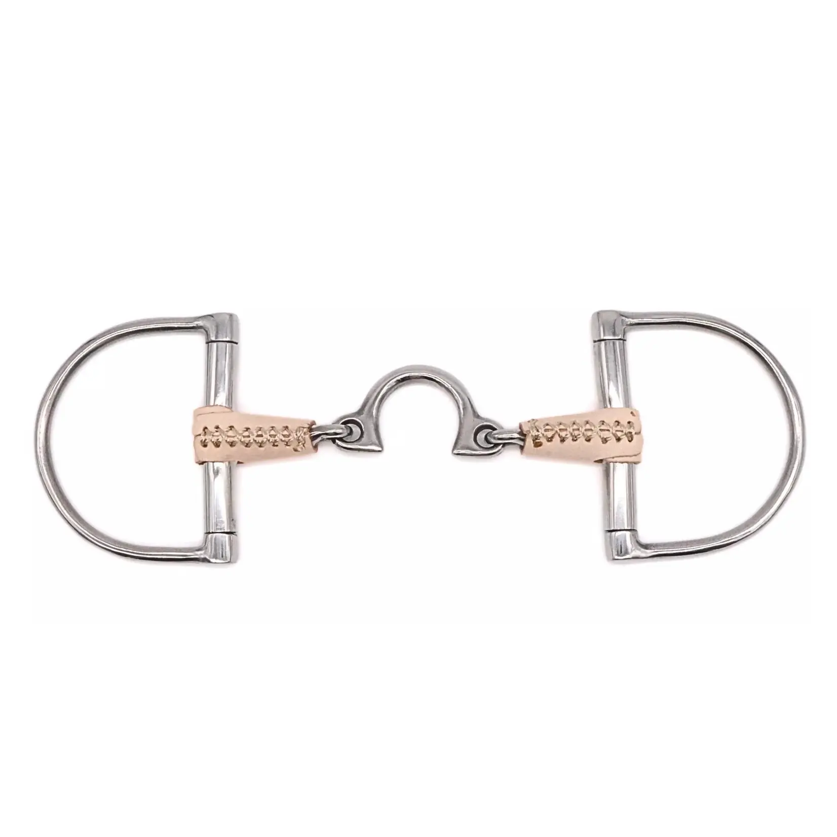 Jake Adams Equestrian Jake Adams Eq Leather Covered Segunda Dee Ring Bit