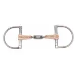 Jake Adams Equestrian Jake Adams Eq Double Jointed Leather Dee Ring