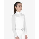 Equestro Equestro Girls' Micro Mesh Show Shirt