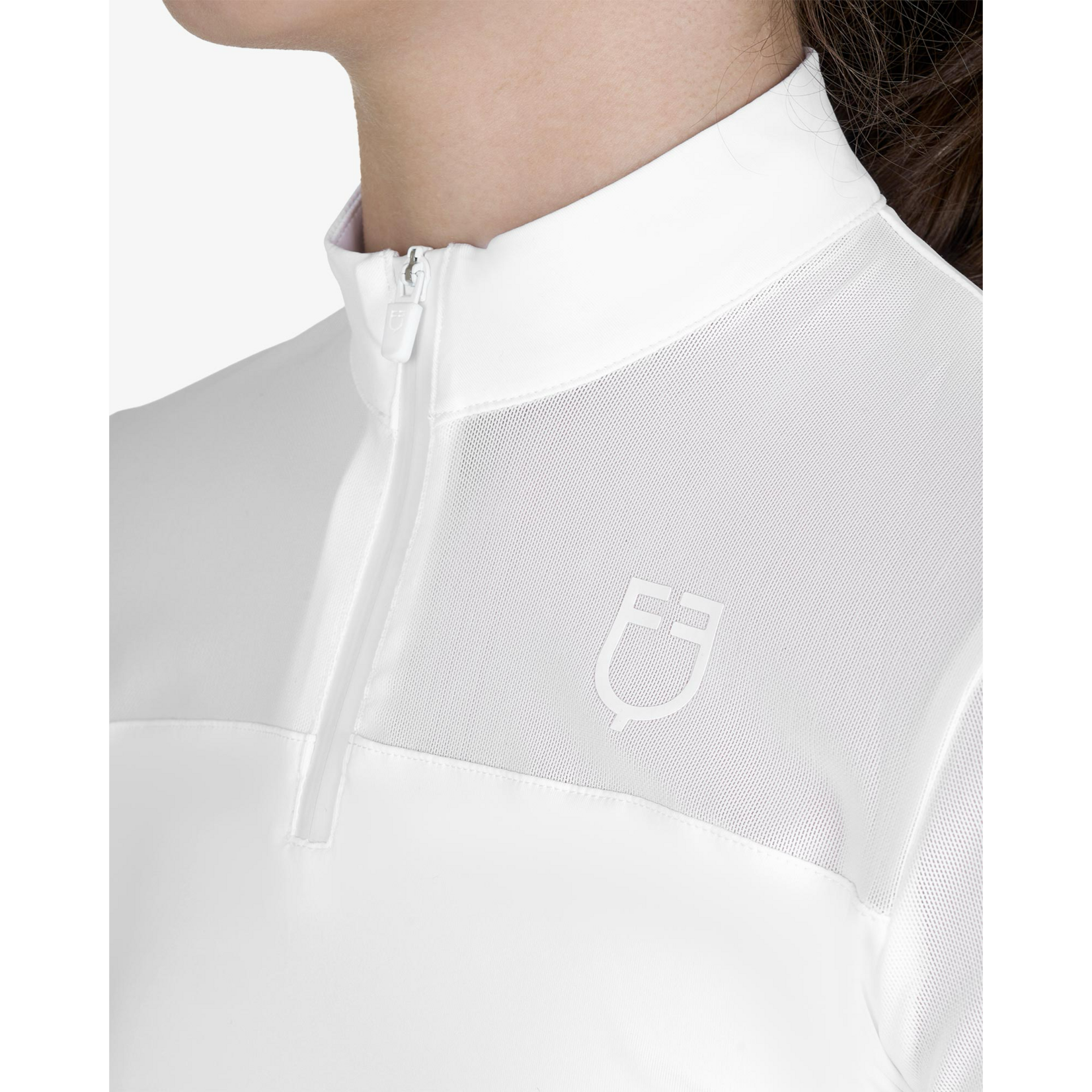 Equestro Equestro Girls' Micro Mesh Show Shirt