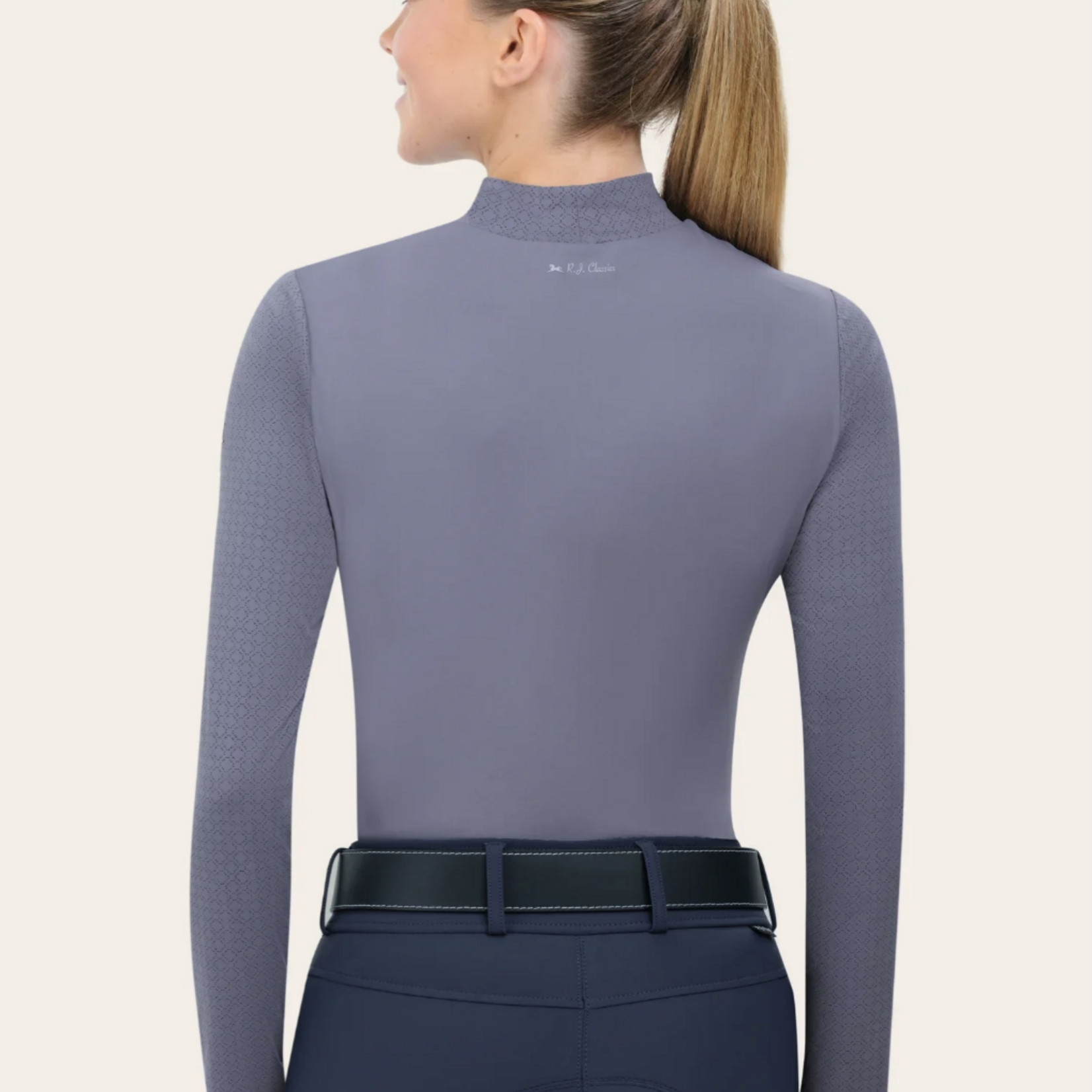 R.J. Classics Ladies' Jemma Mock Neck Long Sleeve Shirt