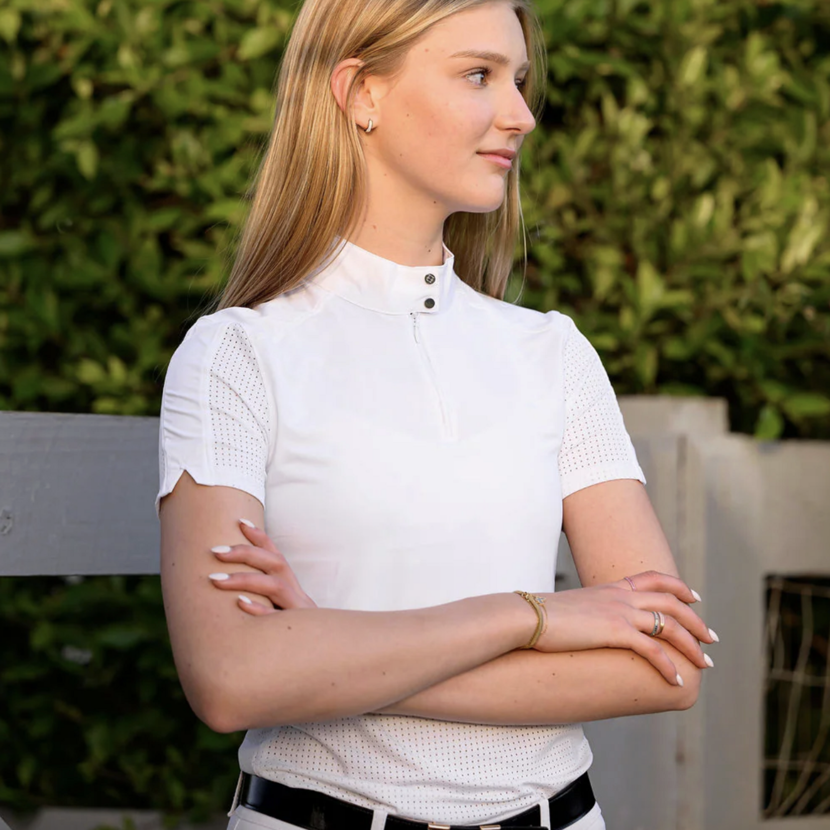 Euphoric Equestrian Euphoric Equestrian Ladies' Kloud Short Sleeve Competition Shirt