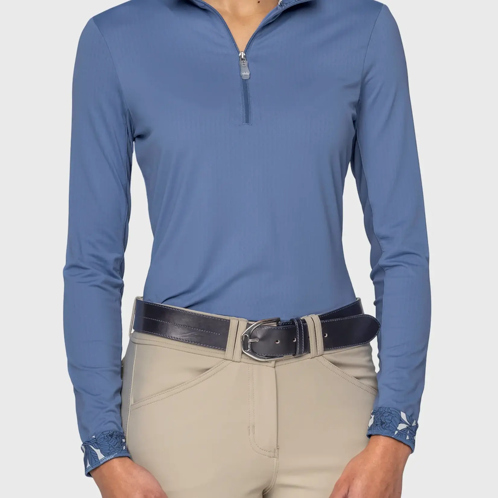 Kastel Ladies' Long Sleeve 1/4 Zip Sun Shirt