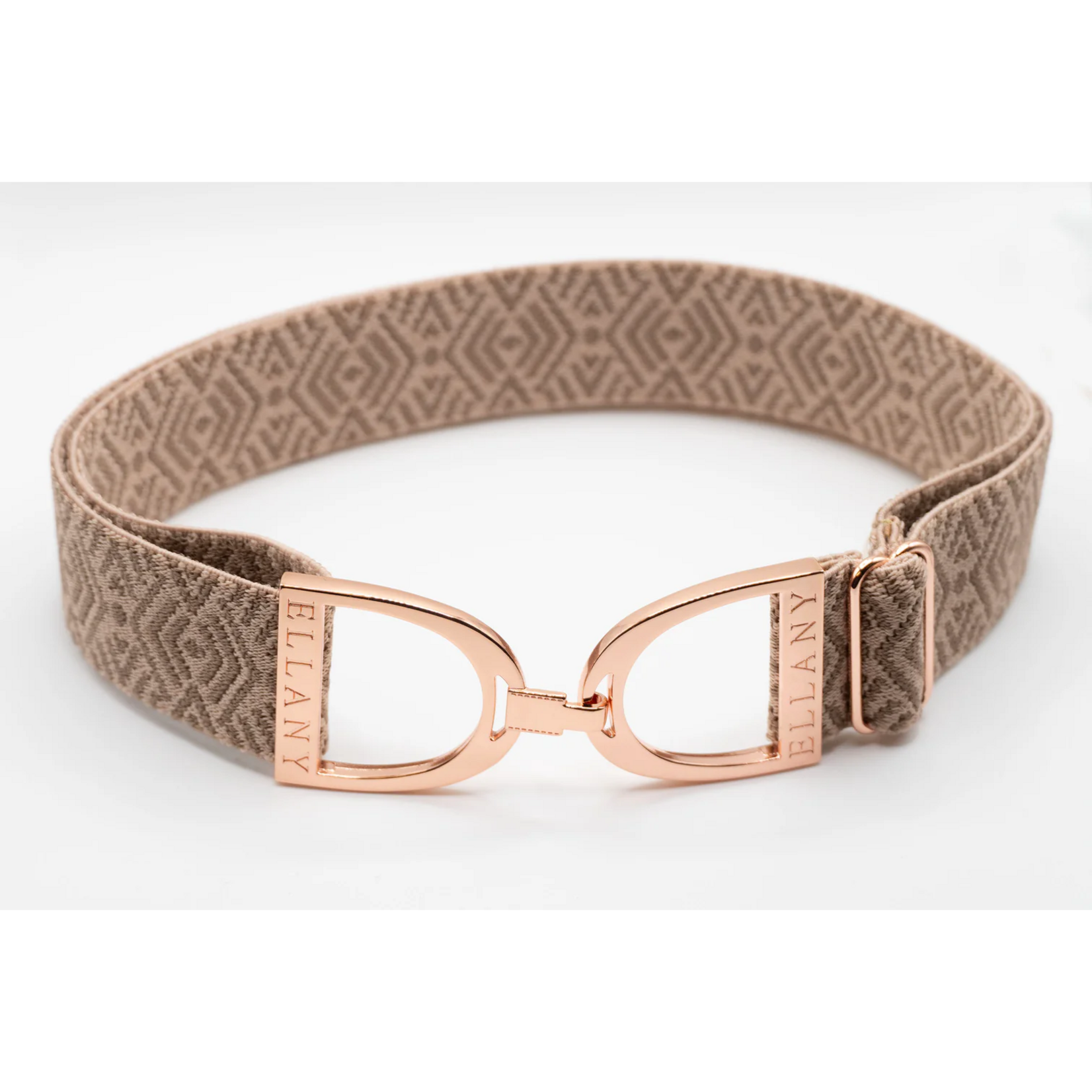 Ellany Ellany Rose Gold Stirrup 1.5" Belt