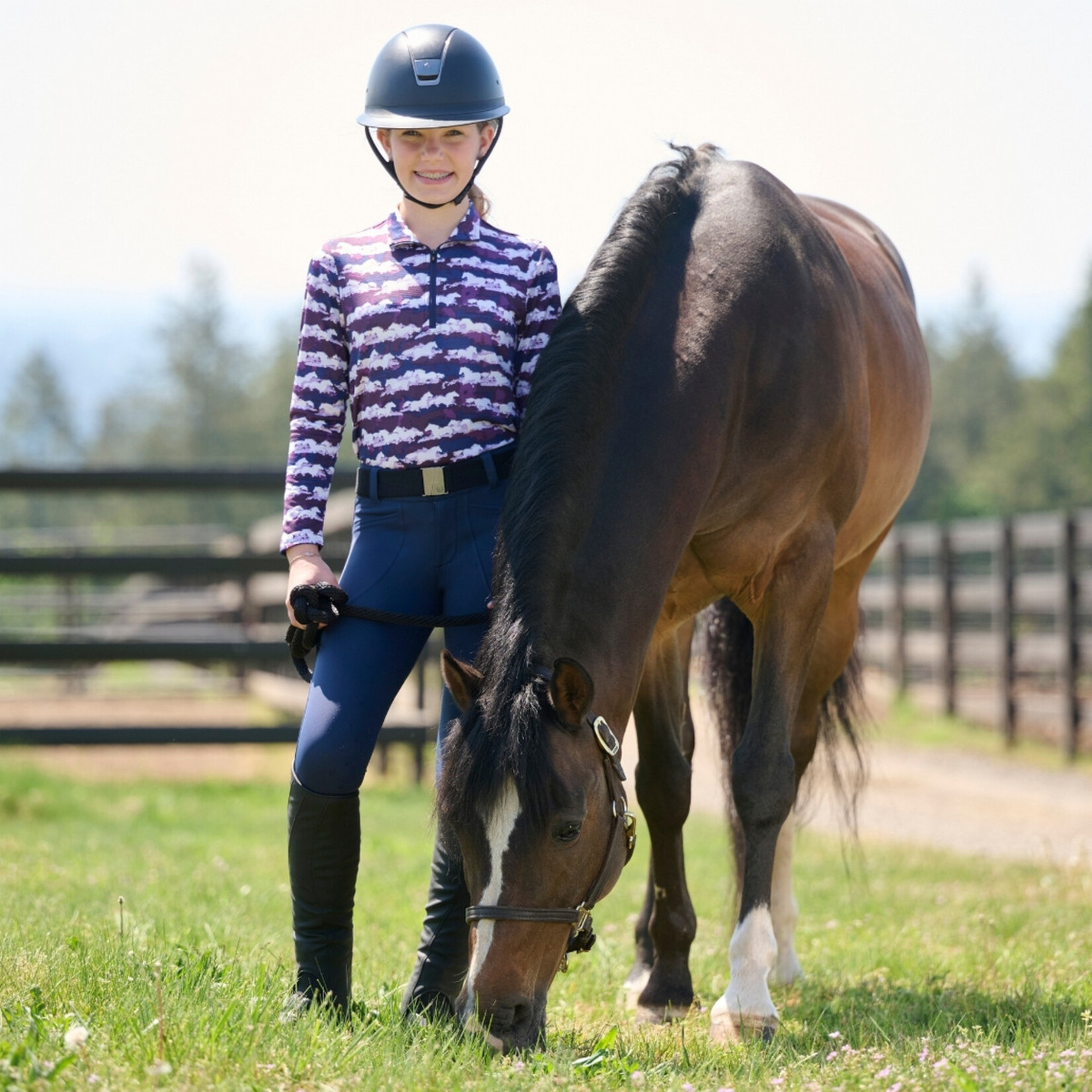 Kerrits Kids' Free Motion Knee Patch Breech