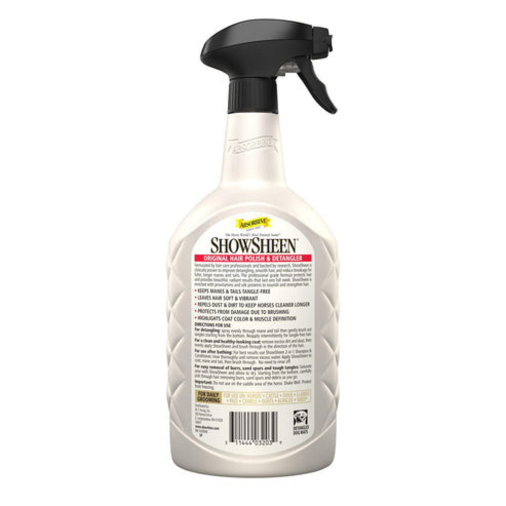 Absorbine Showsheen Hair Polish & Detangler 32oz