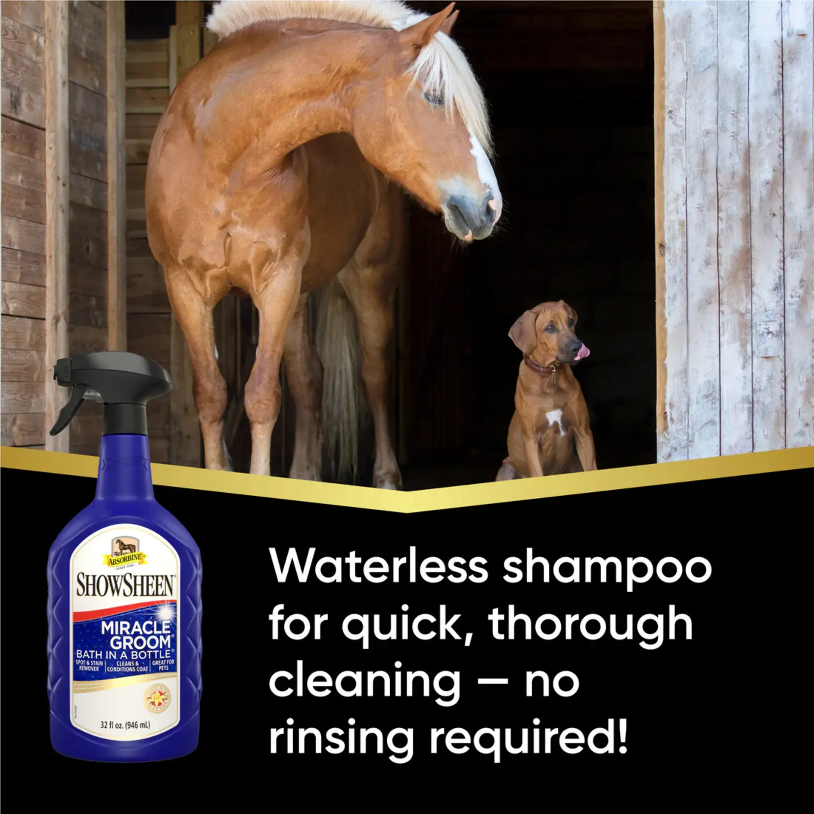 Absorbine Showsheen Miracle Groom 32oz