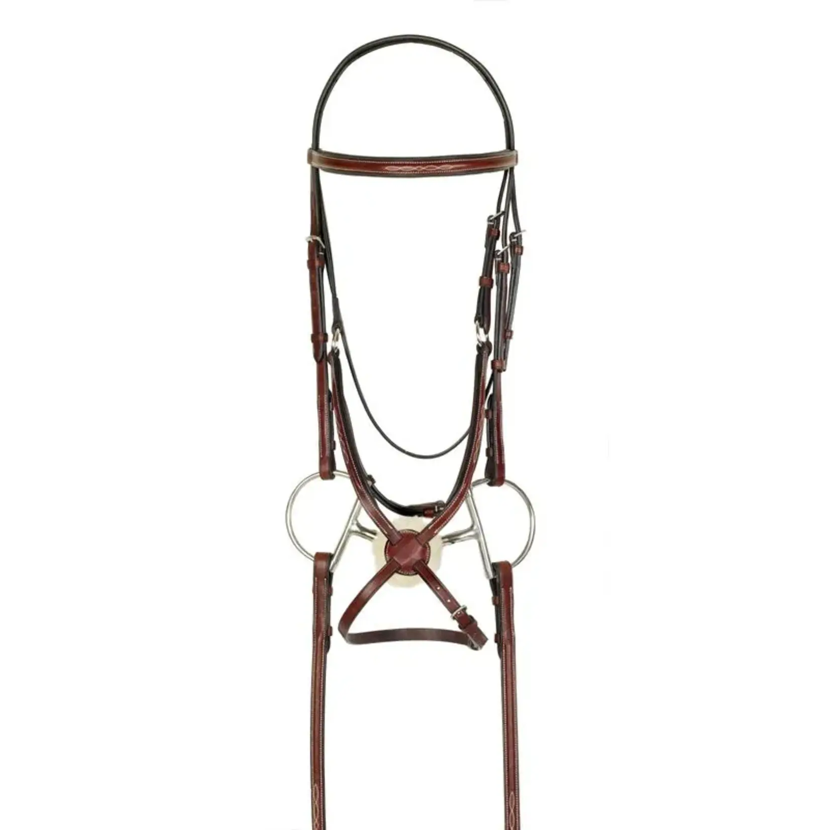 Harmohn Kraft Harmohn Kraft Americana Figure-8 Bridle with Rubber Rein