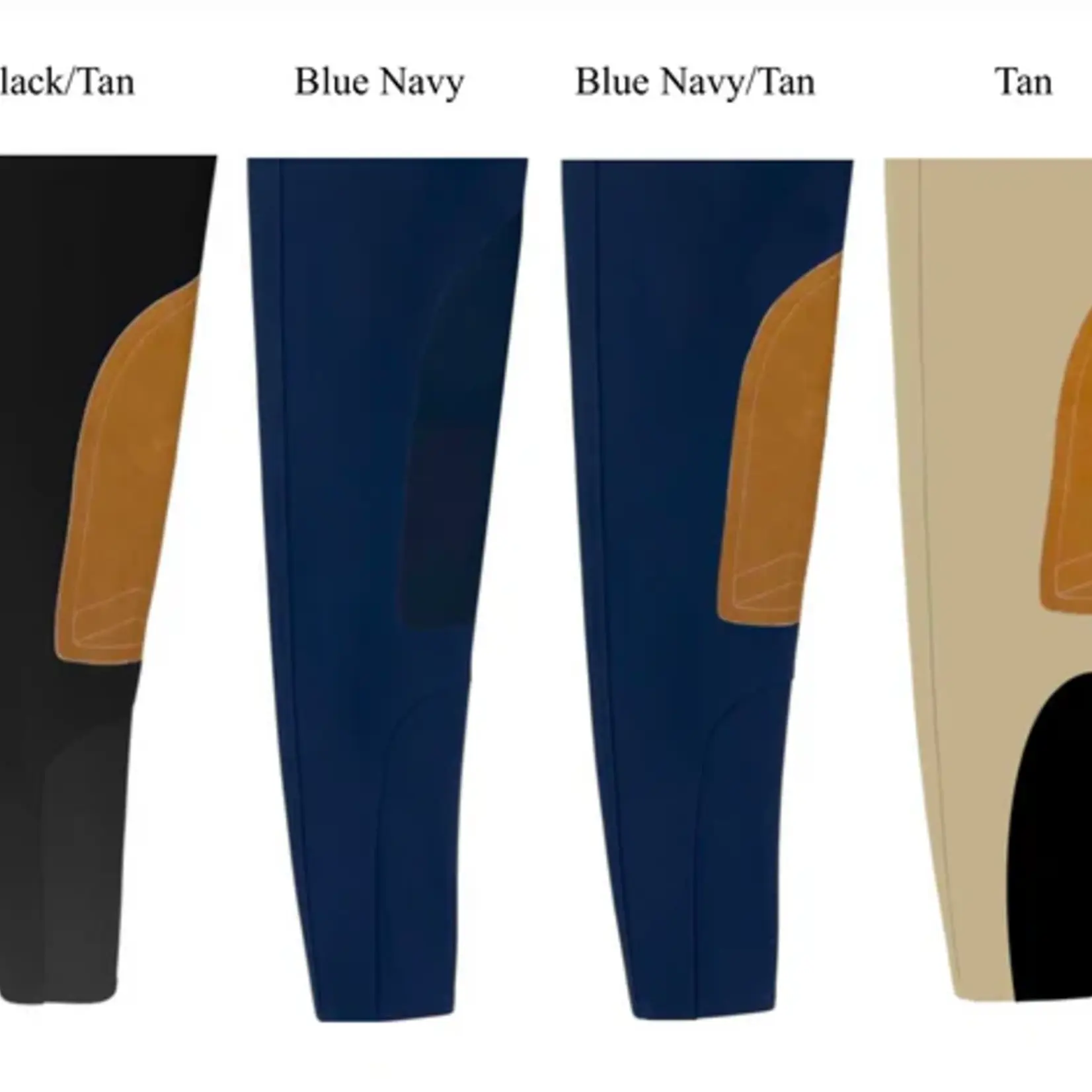 Tailored Sportsman Ladies' Tech Clarino Low Rise Knee Patch Breech