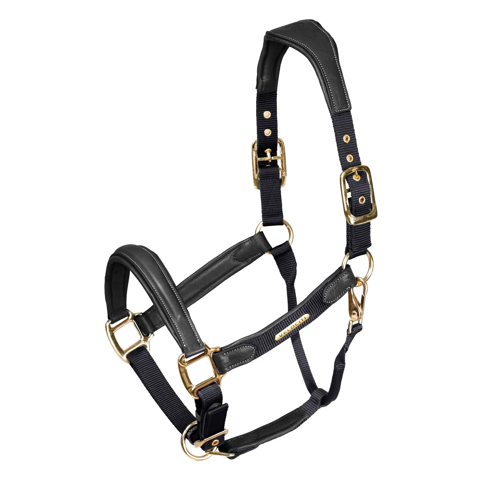 Shires Lusso Padded Leather Halter
