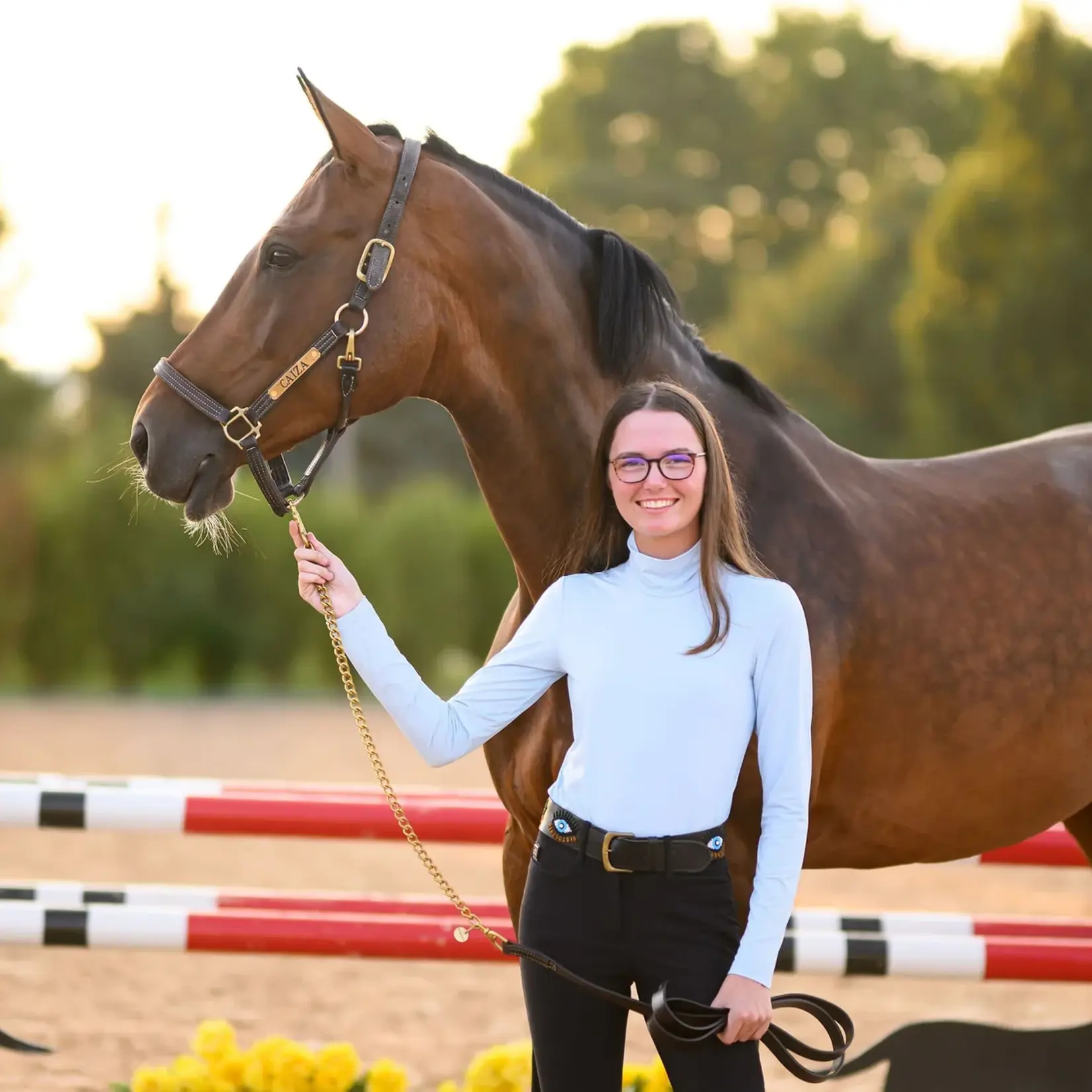 Euphoric Equestrian Euphoric Eq Ladies' Kloud Long Sleeve Show Shirt