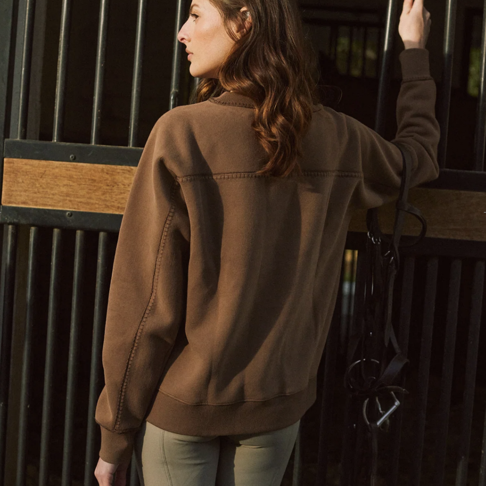 Solid Citizen Equestrian SoliSolid Citizen Equestrian Ladies' Whitney Whipstitch Sweatshirt