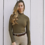 Solid Citizen Equestrian Solid Citizen Eq Ladies' Mel Mock Neck Shirt