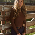 Solid Citizen Equestrian Solid Citizen Eq Ladies' Mel Mock Neck Shirt