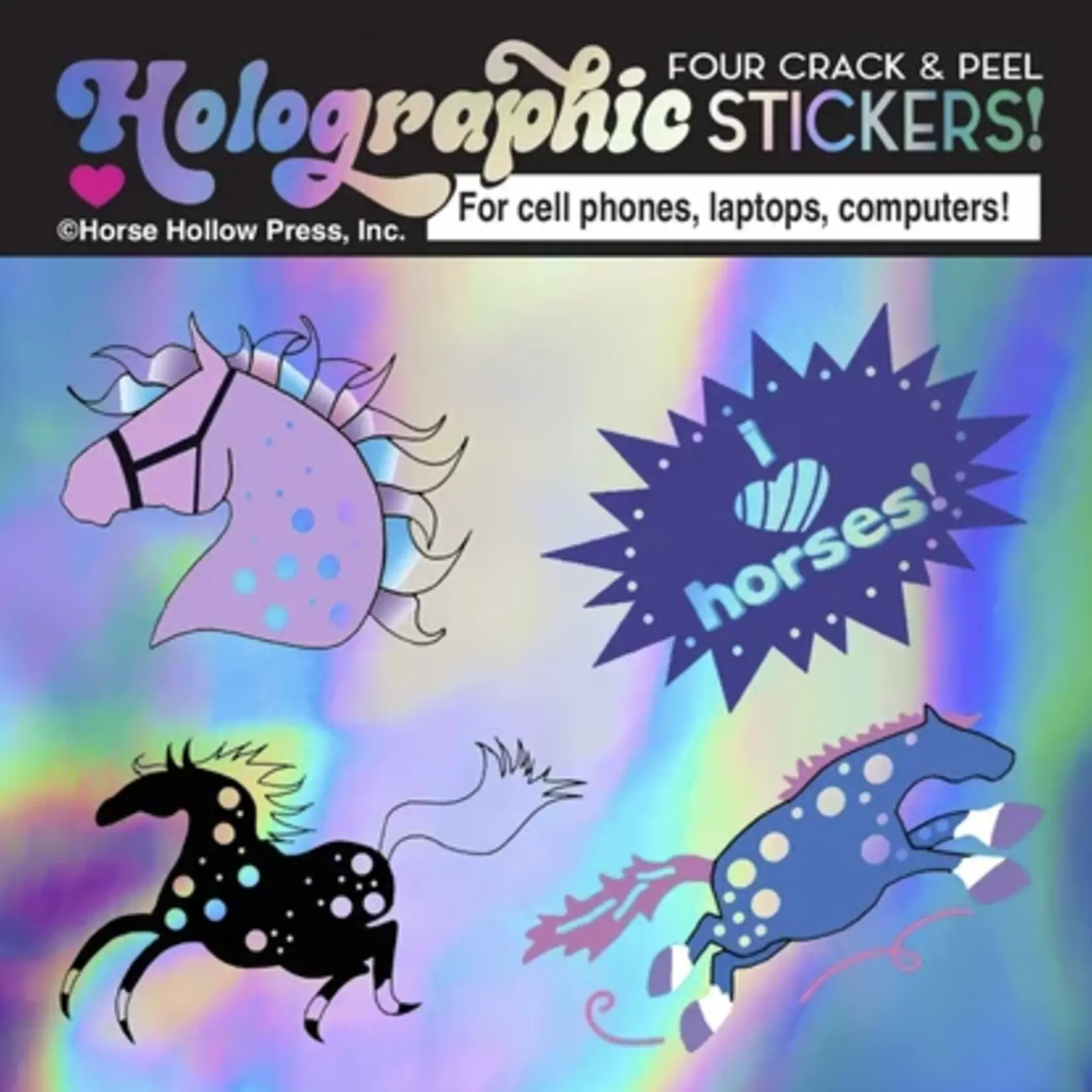 Horse Hollow Press Horse Hollow Press Holographic Love Horse Sheet