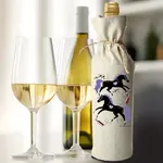 Horse Hollow Press Linen Gift Wine Tote
