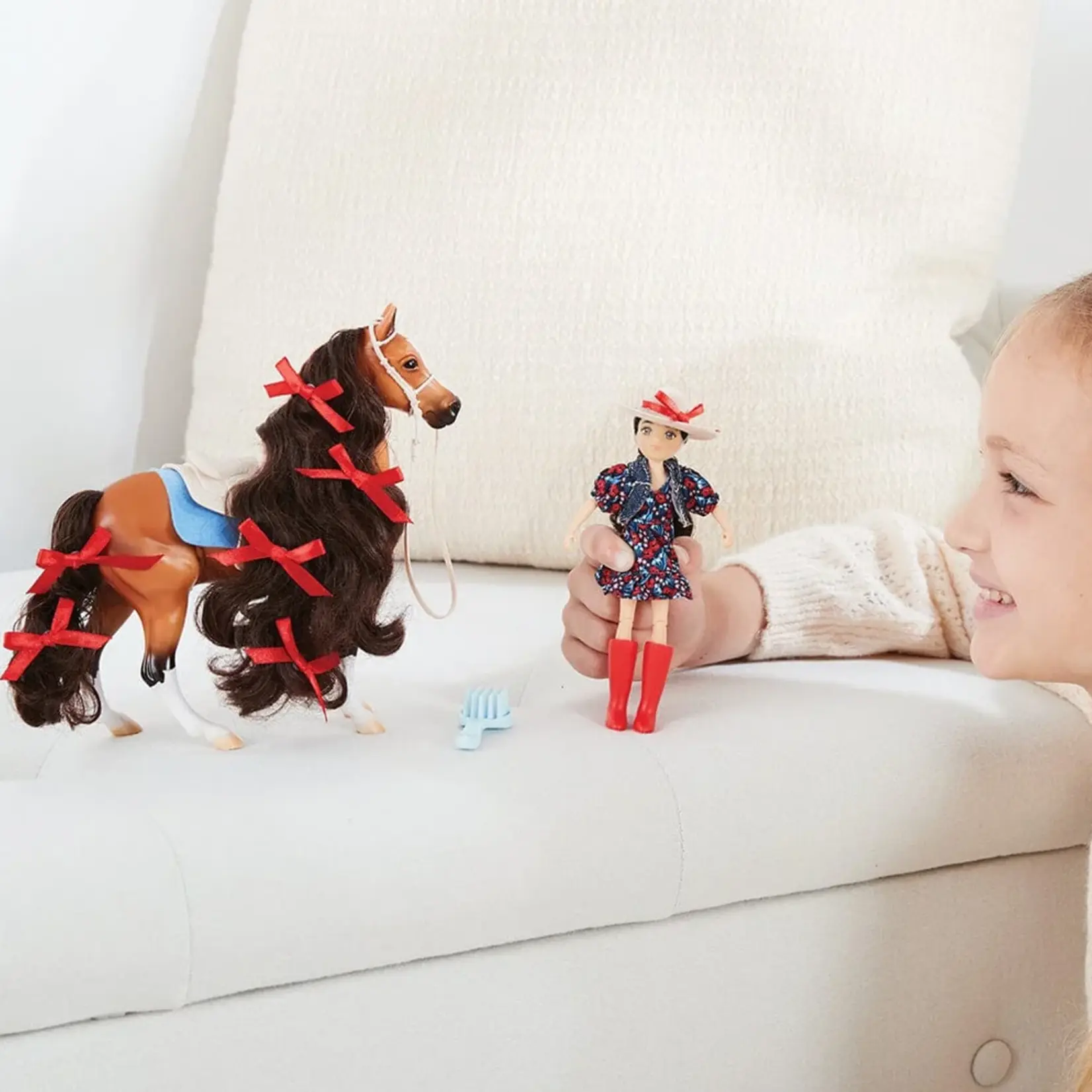 Breyer Nora & Boots West Horse & Rider