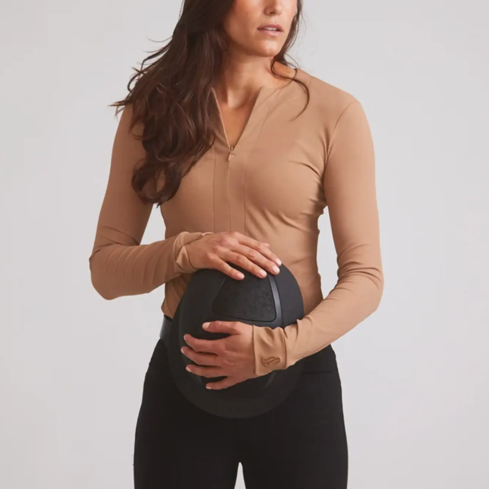 Solid Citizen Equestrian Solid Citizen Ladies' Carol 3/4 Zip Shirt