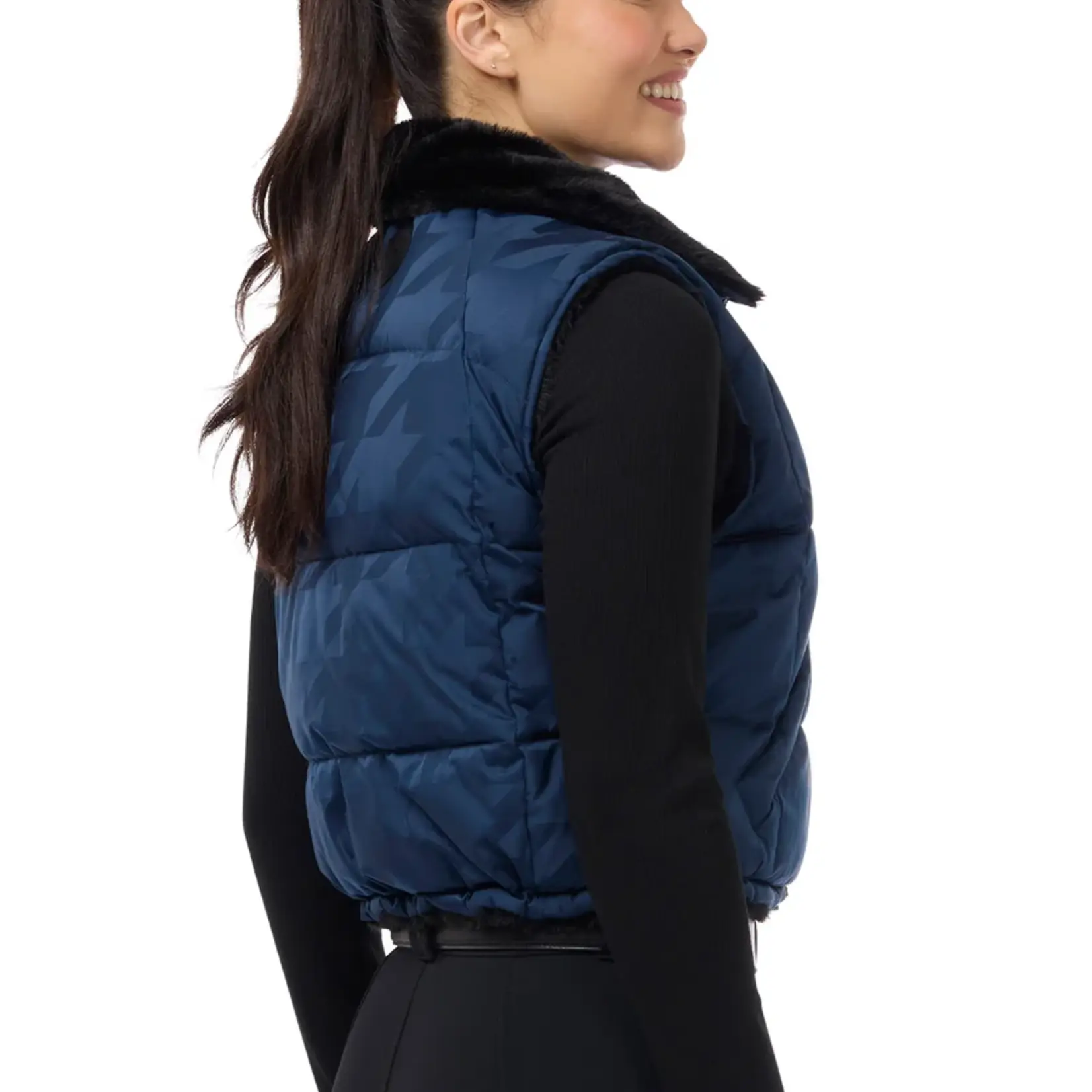 Kerrits Ladies' Skyline Houndstooth Reversible Vest