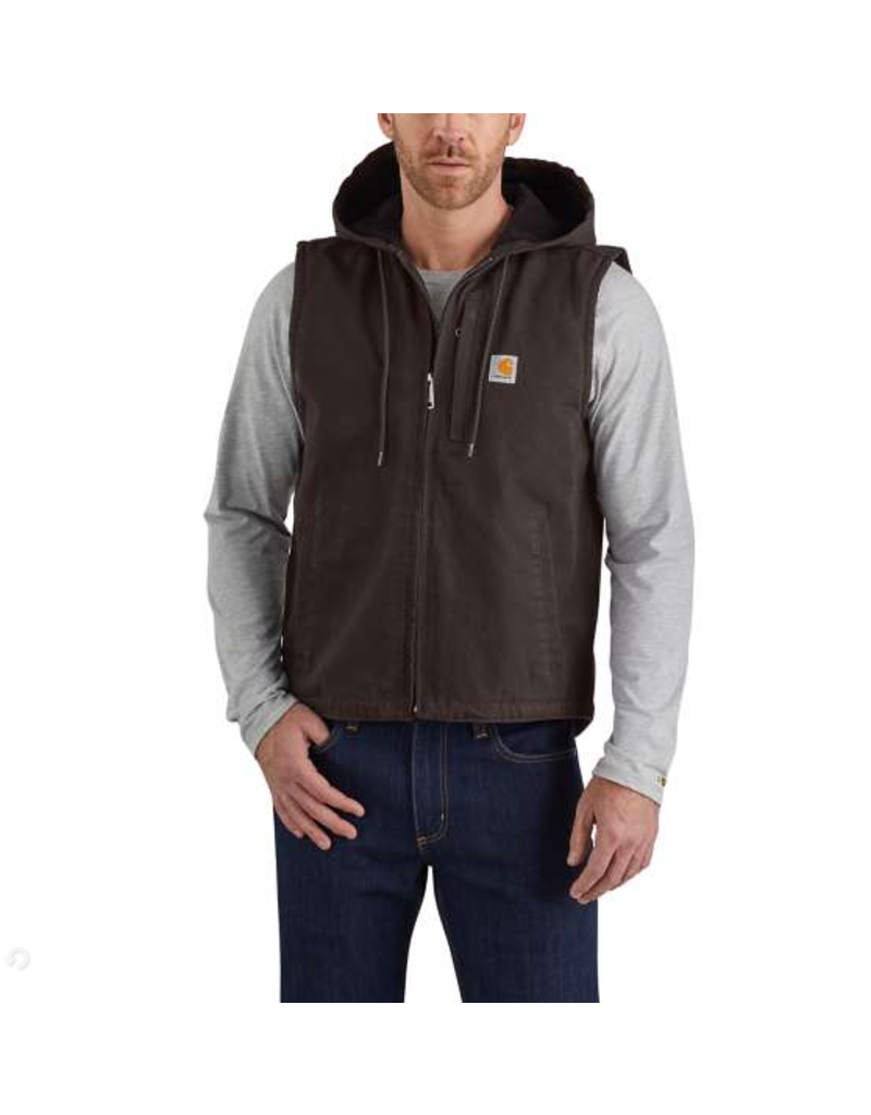 carhartt hooded vest womens