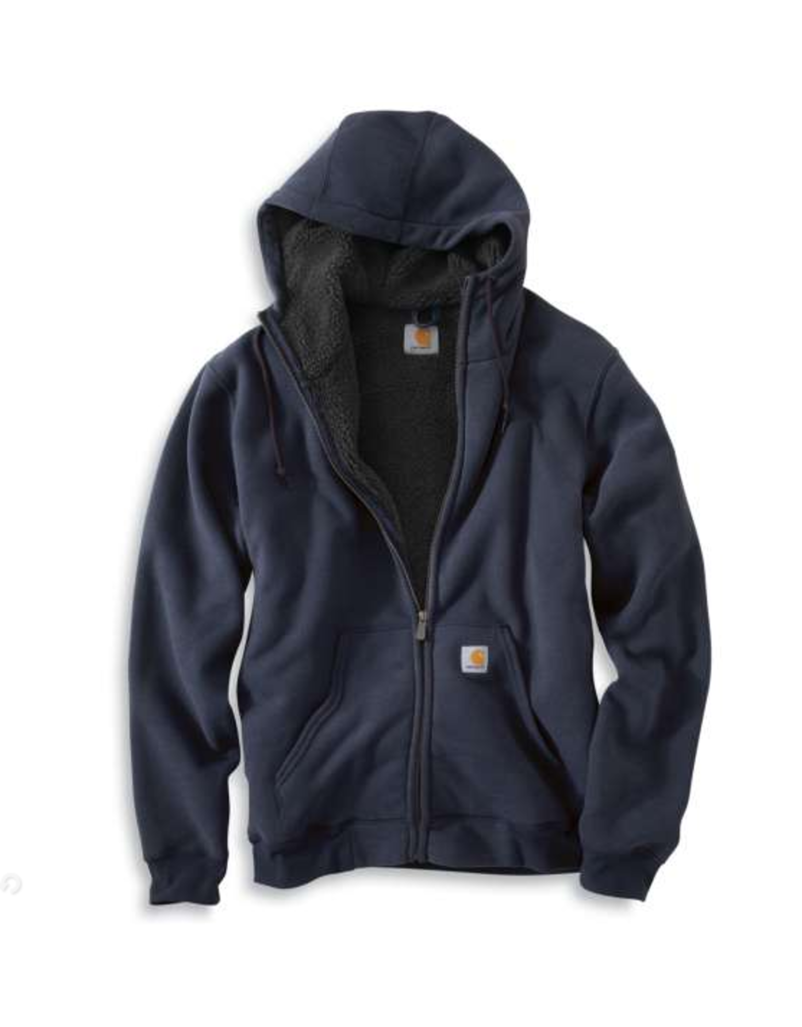 fleece lined carhartt hoodie