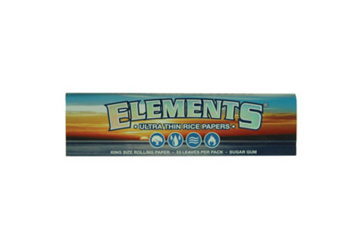 Elements Elements Ultra Thin Rice Papers - King-Size  33 Sheets/Single Pack
