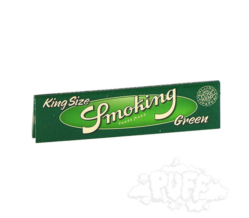 Smoking Green King Size 33 Sheets/Single Pack