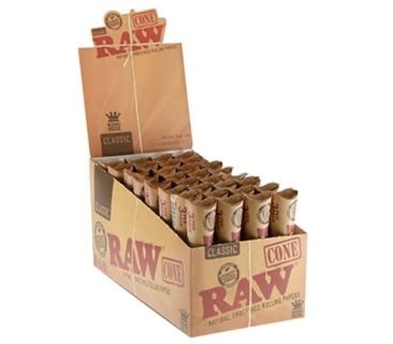 Raw Regular Cones King-Size 3/Pack