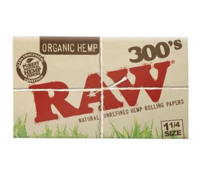 Raw Organic 1 ¼ 300 Sheets, Single Pack