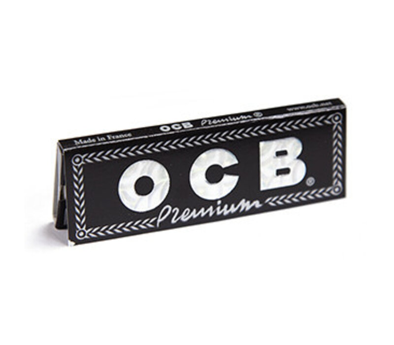 OCB Black Premium 1.25" Papers Single 50/Pack