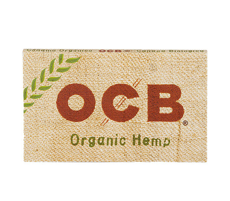 OCB Organic Unbleached Hemp SW/DF Papers Single 100/Pack