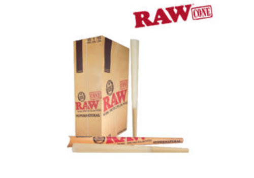 Raw Raw Classic Pre-Rolled Cone - Supernatural (12”) Single Piece