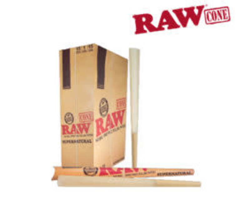 Raw Classic Pre-Rolled Cone - Supernatural (12”) Single Piece